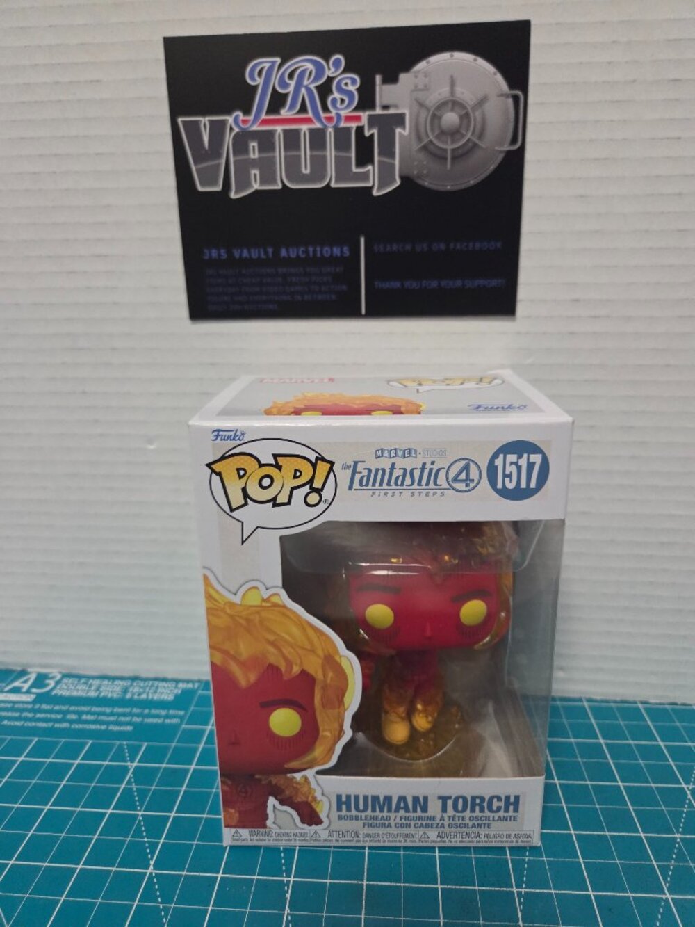 Funko POP Marvel Fantastic Four First Steps Human Torch 1517 Vinyl Figure